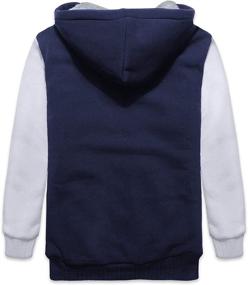 img 3 attached to SWISSWELL Boys' Sleeve Fleece Sweatshirt Hoodie - Jackets & Coats Collection