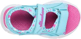 img 1 attached to 👧 Flex Sandal Sandals for Girls by Skechers - Girls' Shoes