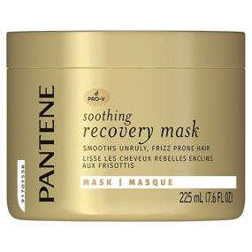 img 4 attached to 💆 Pantene Pro-V Soothing Recovery Mask: Tame Unruly Frizzy Hair, 7.6 oz