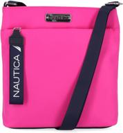 nautica womens crossbody adjustable shoulder women's handbags & wallets for crossbody bags logo