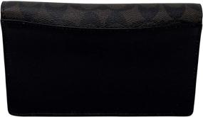 img 3 attached to Foldover Crossbody Clutch Signature Coated