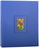 📸 альбом kvd 4x6, фотоальбом с обложкой в виде окна, голубой, вмещает до 320 фотографий. логотип