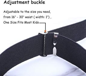 img 2 attached to 👦 Toddler Boy's Buckle Belt - A Stylish Accessory in Boys' Belts for Kids