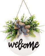 welcome wreaths hangers outdoor vertical логотип