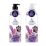 experience the alluring scent and nourishing care of kerasys elegance & sensual perfumed shampoo and rinse set - 600ml logo