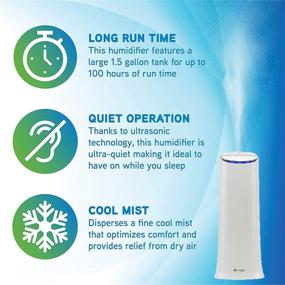 img 2 attached to 🌬️ Enhanced Pure Guardian H3200WAR Ultrasonic Cool Mist Humidifier