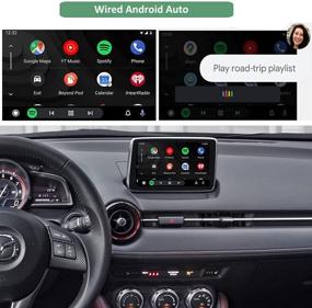 img 2 attached to 🚗 Road Top TK78-66-9U0C CarPlay Android Auto Retrofit Kit | Mazda 2 3 6 CX-5 CX-3 MX-5 (2014-2020) Miata Interface Port Aux Console | 00008FZ34 | Dual USB Module