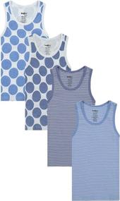 img 2 attached to Buyless Fashion Tagless Undershirts Cotton Boys' Clothing ~ Underwear