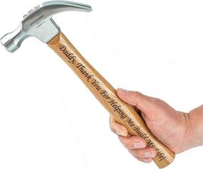 img 1 attached to 🔨 Engraved Hammer – Perfect Father's Day Gift for Helping