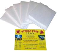 🌟 spotless shine guaranteed! streak free microfiber cloth 'as seen on tv' 6 pack logo