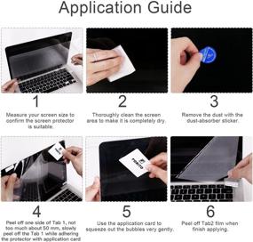 img 3 attached to High-Quality 2 Pack Anti Glare Screen Protector for MacBook Pro 13 Inch Mid 2012-2015: A Must-Have Accessory for Enhanced Display and Protection