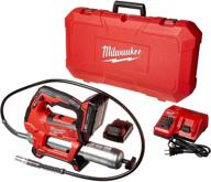 m18 2-speed grease gun kit with two compact batteries - milwaukee 2646-22ct logo