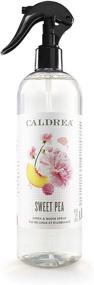img 4 attached to 🌸 Caldrea Sweet Pea Scent Linen and Room Spray Air Freshener - 16 oz, Essential Oils, Plant-Derived Ingredients, Clear Formula (666547)