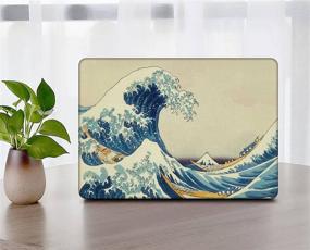 img 1 attached to 🖥️ KSK KAISHEK Laptop Case for MacBook Pro 15 inch (2012-2015 Release, Retina Display, No DVD ROM) Model A1398, Plastic Hard Shell with Keyboard Cover, Kanagawa Ukiyoe Art Design