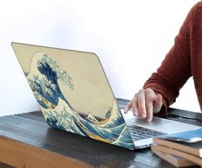 img 2 attached to 🖥️ KSK KAISHEK Laptop Case for MacBook Pro 15 inch (2012-2015 Release, Retina Display, No DVD ROM) Model A1398, Plastic Hard Shell with Keyboard Cover, Kanagawa Ukiyoe Art Design