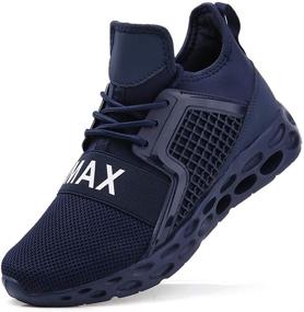 img 4 attached to 👟 SKDOIUL Athletic Breathable Sneakers 7058 Blue 46 Men's Shoes: Superior Performance and Comfort for Active Men