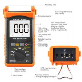 img 3 attached to 🔌 BTMETER BT-6688B Megohmmeter: High Accuracy Digital Insulation Resistance Tester