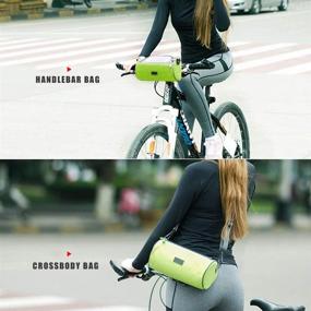 img 2 attached to Waterproof Lixada Bike Handlebar Bag - Front Storage Bag for Road Bikes, Mountain Bikes, and Motorcycles with Transparent Pouch, Touch Screen, and Removable Shoulder Strap