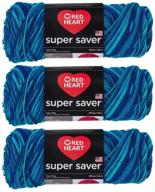 red heart e300-3944 macaw super saver yarn by red heart logo