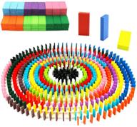 🎉 vibrant celebratory fun: oopsu colorful wooden domino birthday set logo