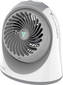 img 4 attached to 👶 Vornadobaby Breesi Nursery Baby Room Fan with Child Lock, Cord Storage, Finger-Friendly Design, White, (Model: CR1-0384-43)