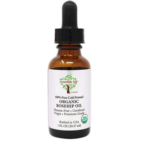 img 2 attached to 🌹 Premium Grade MOUNTAIN TOP Rosehip Seed Oil: 100% Pure Cold Pressed, USDA Organic, Unrefined - Ultimate Moisturizer for Face, Hair, Skin, Nails - Men & Women