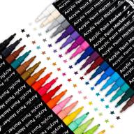 🎨 умные маркеры для акриловых красок smart color art, 36 ярких цветов, средние перья для рукоделия на различных поверхностях логотип