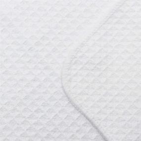 img 1 attached to 🧼 GQZLUCK Microfiber Cleaning Cloth Kitchen Dish Cloths Dish Rags, Odor-Free Dish Cloths for Washing Dishes, Absorbent Waffle Weave Kitchen Washcloths 12 Inch X 12 Inch 7 Pack - White