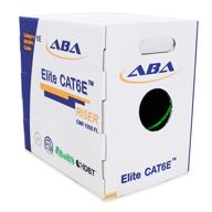 cat6 cmr riser (cat6e) ethernet cable 1000ft industrial electrical logo