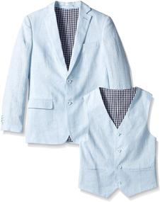 img 1 attached to 👔 Stylish Isaac Mizrahi Boys' Linen Suits & Sport Coats: Premium Boys' Clothing Pieces