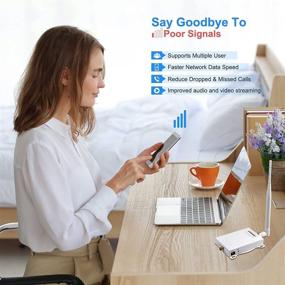 img 3 attached to 📶 Усилитель сигнала сотового телефона AT&T 4G LTE 5G - Усиливает сигналы сетей ATT T-Mobile Band12/17 для дома - Улучшает качество голоса и передачу данных