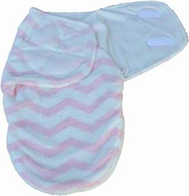 img 2 attached to 🧸 BootKitchenTan Pink Swaddle Blanket with Foot Zipper Design for Easy Diaper Changes: Secure Sleep Bag for Baby Swaddling Wraps