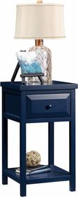 img 2 attached to 💙 Sauder Cottage Road Side Table: Stylish Indigo Blue Finish for Chic Décor