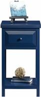 💙 sauder cottage road side table: stylish indigo blue finish for chic décor логотип