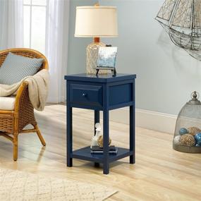 img 1 attached to 💙 Sauder Cottage Road Side Table: Stylish Indigo Blue Finish for Chic Décor