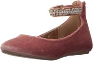 steve madden jzilerp ballet velvet girls' shoes logo