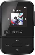 🎧 renewed sandisk 32gb clip sport go mp3 player with led screen and fm radio - black (sdmx30-032g-g46k) logo