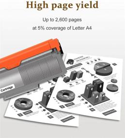 img 1 attached to 🖨️ High-Yield XZMHX Compatible Toner Cartridge Replacement for Brother TN660 TN630 - MFC-L2700DW L2740DW HL-L2300D L2320D L2340DW L2360DW L2380DW DCP-L2540DW Printer (Black, 2Pack)