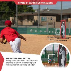 img 2 attached to 🏋️ Enhanced PowerNet: Andrelton Simmons Stand-in Batter, Enhanced Pitching Accuracy for Baseball & Softball, Advanced Safe Throwing Training Indoors