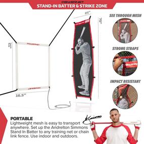 img 3 attached to 🏋️ Enhanced PowerNet: Andrelton Simmons Stand-in Batter, Enhanced Pitching Accuracy for Baseball & Softball, Advanced Safe Throwing Training Indoors