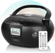 🎶 runningsnail cd player portable boombox: bluetooth 5.0, tf/usb drive, am/fm, lcd display, remote control, great speaker - ideal for home or outdoor use logo