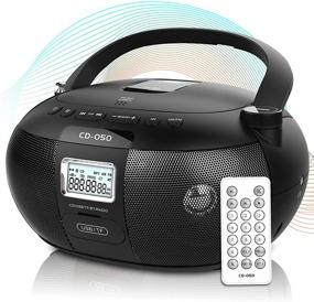 img 4 attached to 🎶 Портативный CD-плеер RunningSnail Boombox: Bluetooth 5.0, TF/USB-накопитель, AM/FM, ЖК-дисплей, пульт дистанционного управления, отличный динамик - идеально подходит для использования дома или на открытом воздухе.