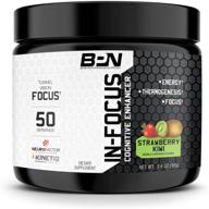 bare performance nutrition: in-focus cognitive enhancer & energy booster - thermogenic nootropic, strawberry kiwi (50 servings) logo