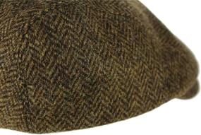 img 1 attached to 🧢 Irish Touring Cap – Genuine Tweed, Slim Fit, Made in Ireland