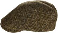 🧢 irish touring cap – genuine tweed, slim fit, made in ireland logo