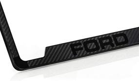 img 2 attached to Ford Blacked Carbon Fiber License