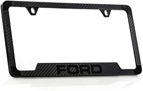 img 3 attached to Ford Blacked Carbon Fiber License