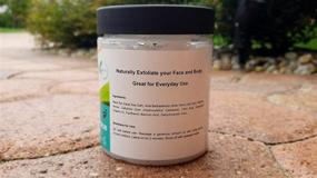 img 2 attached to 🌊 All Natural Juman Dead Sea Foam Scrub with Honey, Aloe Vera &amp; Dead Sea Minerals 12 oz - Exfoliates Dead Cells - Soothes Sunburns &amp; Acne - Anti Aging Benefits - Intensely Hydrating - Reduces Inflammation