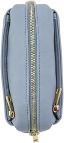 img 1 attached to Small Crossbody 👜 Bag with Triple Zipper