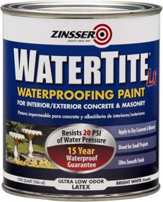 img 1 attached to RUST-OLEUM 5024 Watertite Latex Qt: Ultimate Waterproofing Solution for Durability & Protection